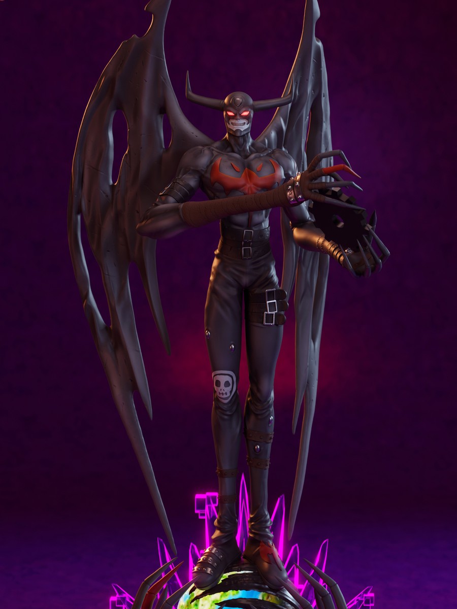 Unpainted Digimon Devimon Resin GARAGE KIT FIGURES Model In Stock