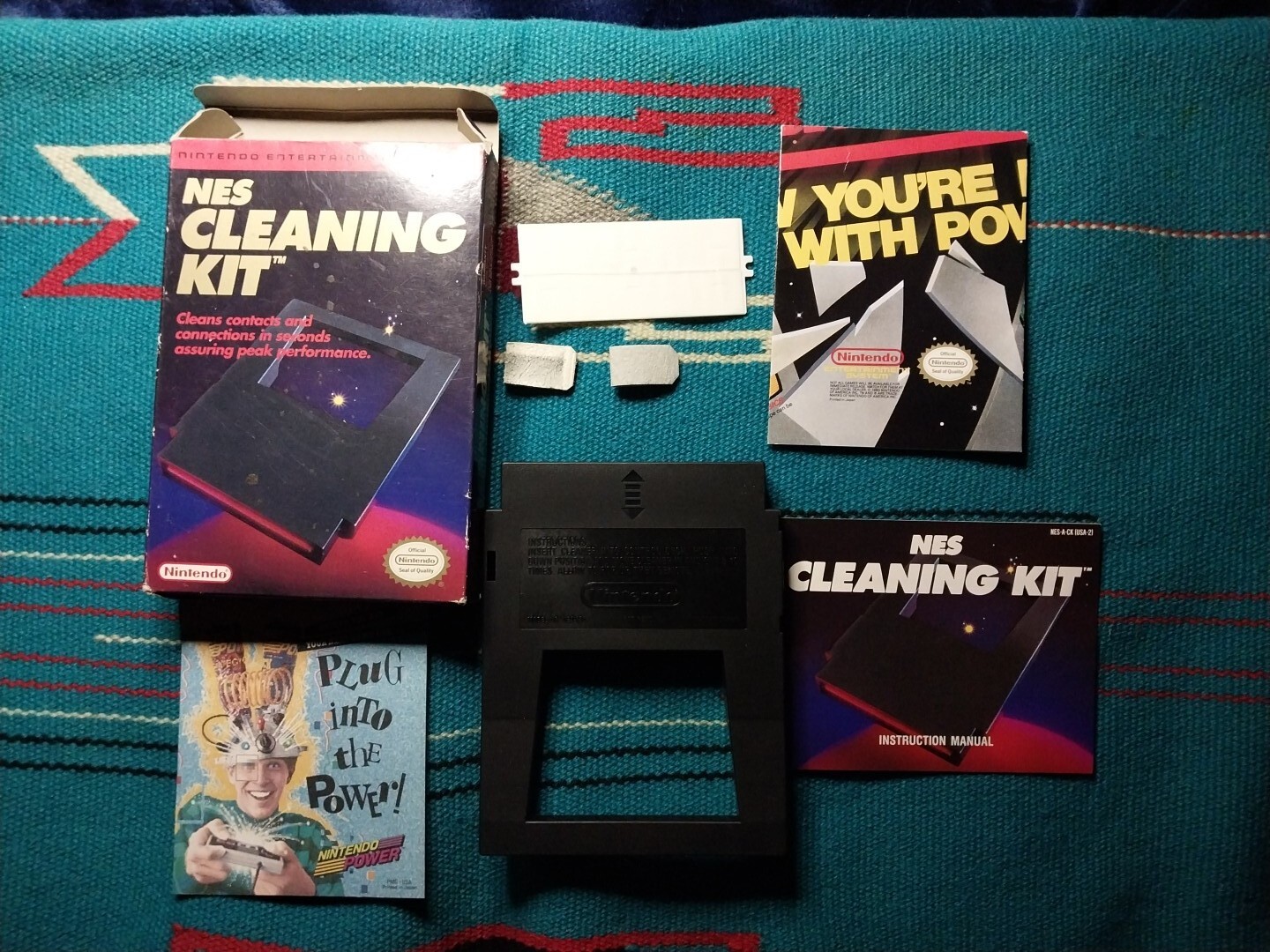NES Cleaning Kit (Nintendo 1989) With Box Authentic Vintage eBay