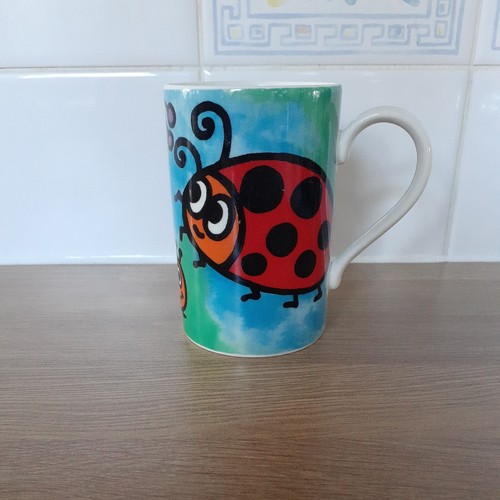 DUNOON STONEWARE MUG Creepy Crawlies by Jane Brookshaw (Ladybird) eBay