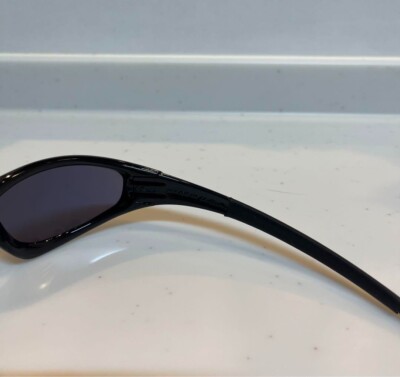 Oakley Straight Jacket Gunmetal Fire Black Sunglasses with Soft