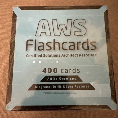 AWS Flashcards 400 Cards Certified Solutions Architect Associate New