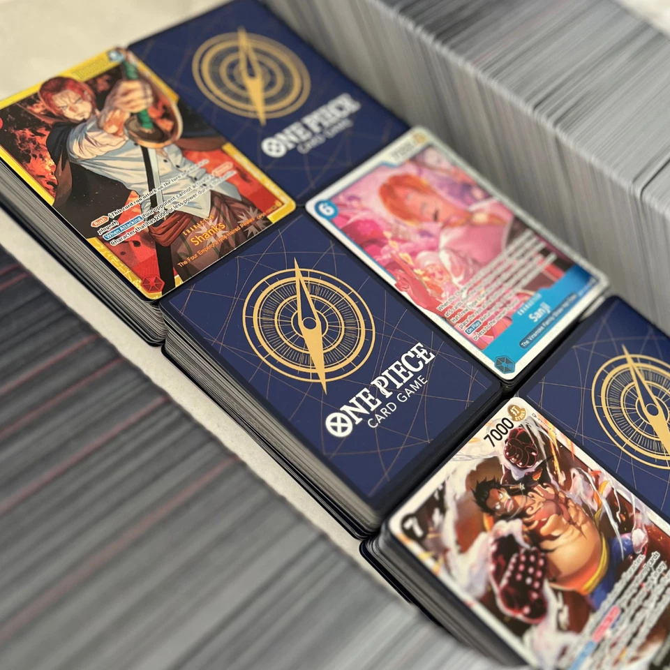 ✨ One Piece Karten Sammlung | 50 - 500 Karten mit Holo Glitzer Englisch✨