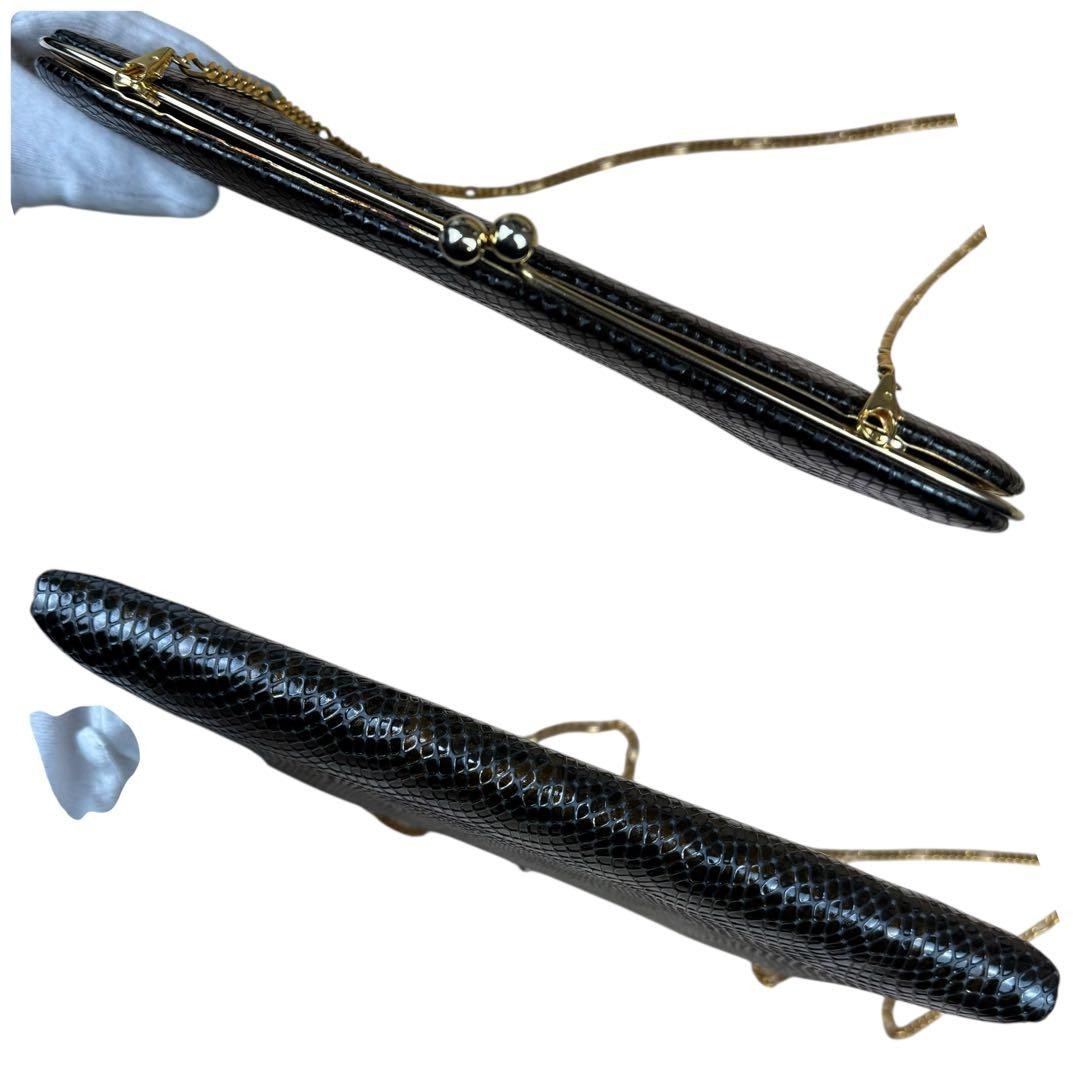 [Excellent Condition] FENDI Python Print Logo Emb… - image 6