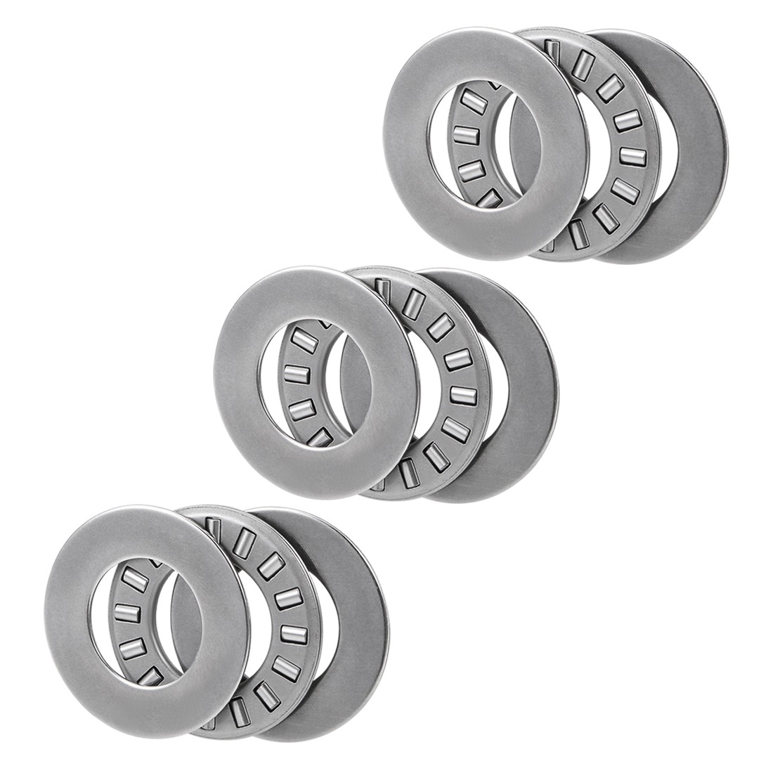 3 Pcs TC815+2TRA Thrust Needle Roller Bearings For Equipment 1/2"x15/16"x5/64"