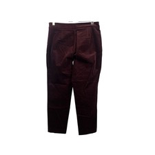 Talbots Burgundy Velvet Curvy Pants Stretch Fit Size 6P Petite