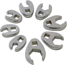 8-piece38-inch Drive Fractional Crowfoot Flare Nut Wrench Set 38inch 78inch 8-piece38-inch Drive Fractional Crowfoot Flare Nut Wrench Set 38inch 78inch