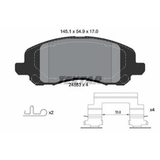 TEXTAR Bremsbeläge vorne für Jeep Patriot Compass Chrysler Sebring