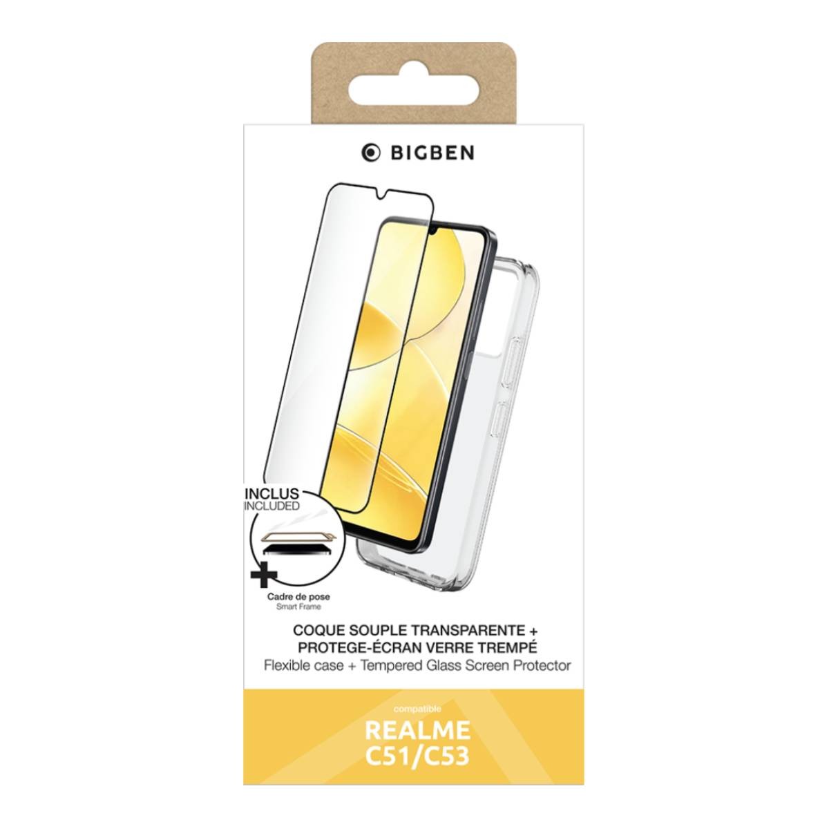 Pack accessoires 2 en 1 C51 coque flexible SmartFrame de protection C53 - 2