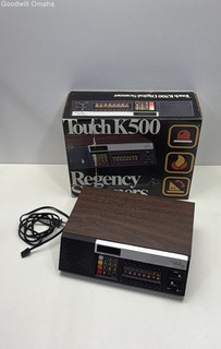 Vintage Regency Scanners Touch ACT T K500 IOB UNTESTED!!! FOR PARTS OR REPAIR!!!
