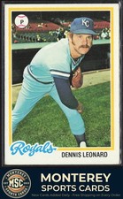 Dennis Leonard 1978 Topps #665 Kansas City Royals