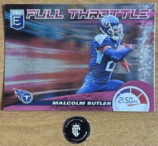 Malcolm Butler 2020 Panini Donruss Elite Full Throttle Pink #18 Titans