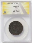 Photo of a 1827-P Large Cent from an eBay listing that sold on Jul 22, 2026