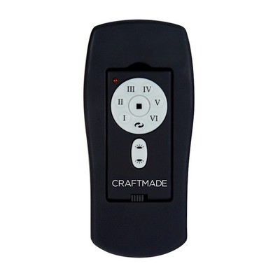 Craftmade 6-Speed Control, Up/Downlight/Reverse Functions, Black - IDC-REMOTE