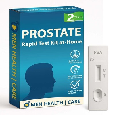 Men s PSA Rapid At-Home Test Kit Self-Test Includes 2 Easy-to-Use Tests NE