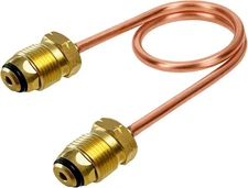 MCAMPAS 15 Inch High flow Copper Propane POL x 7/8" HEX -15" Long, 