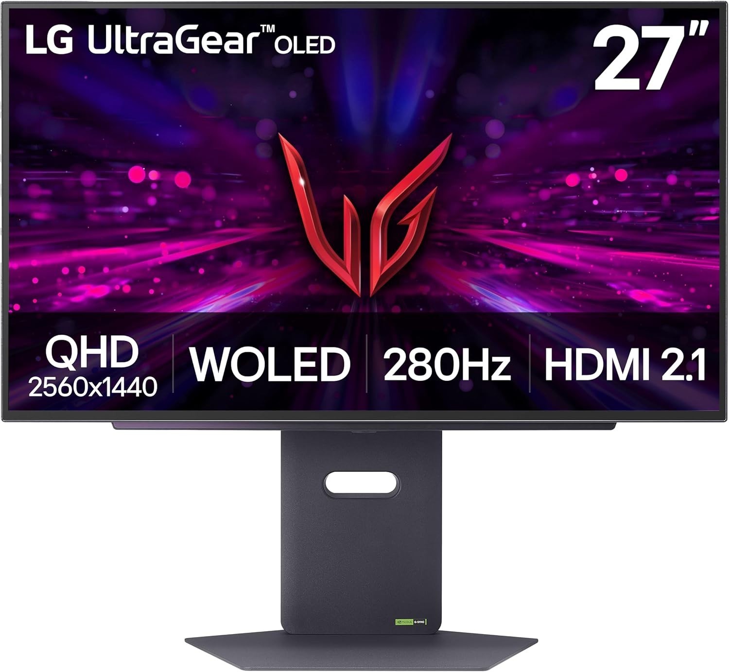 LG 27GX700A-B 280Hz OLED Gaming Monitor