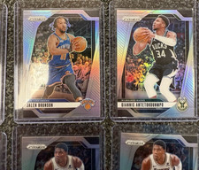 2024-2025  NBA Silver Prizm Card Lot – Holo / Refractor Bundle Zion Giannis 