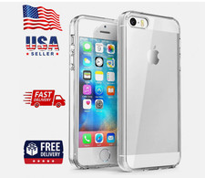 Clear TPU Silicone Case For iPhone SE 2022 2020 8 7 6 6S Plus 5S SE Soft Cover