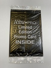 Ultra Pro Limited Edition Promo Card Factory Sealed Pack Free Shipping