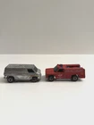 Vintage Hot Wheels Redline Chrome Super Van & Emergency Fire Truck Lot 1974