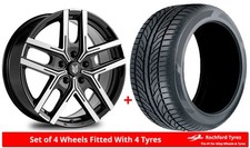 Alloy Wheels & Tyres 18" Fox WX5 For Proton X70 19-24