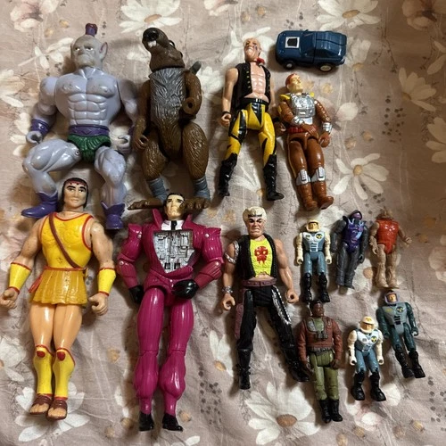 Vintage Mixed Action Figures And Accessories Lot- 80s - 90s - Collectibles Toys