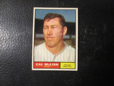 1961  TOPPS #157 CAL McLISH  WHITE SOX   EX+/EXMT