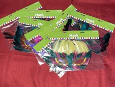 New 8 Deluxe Mardi Gras Costume Mask Adult Prop Feathers Sequins all Different