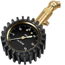Tire Pressure Gauge With Rubber Grip 0-60 Psi