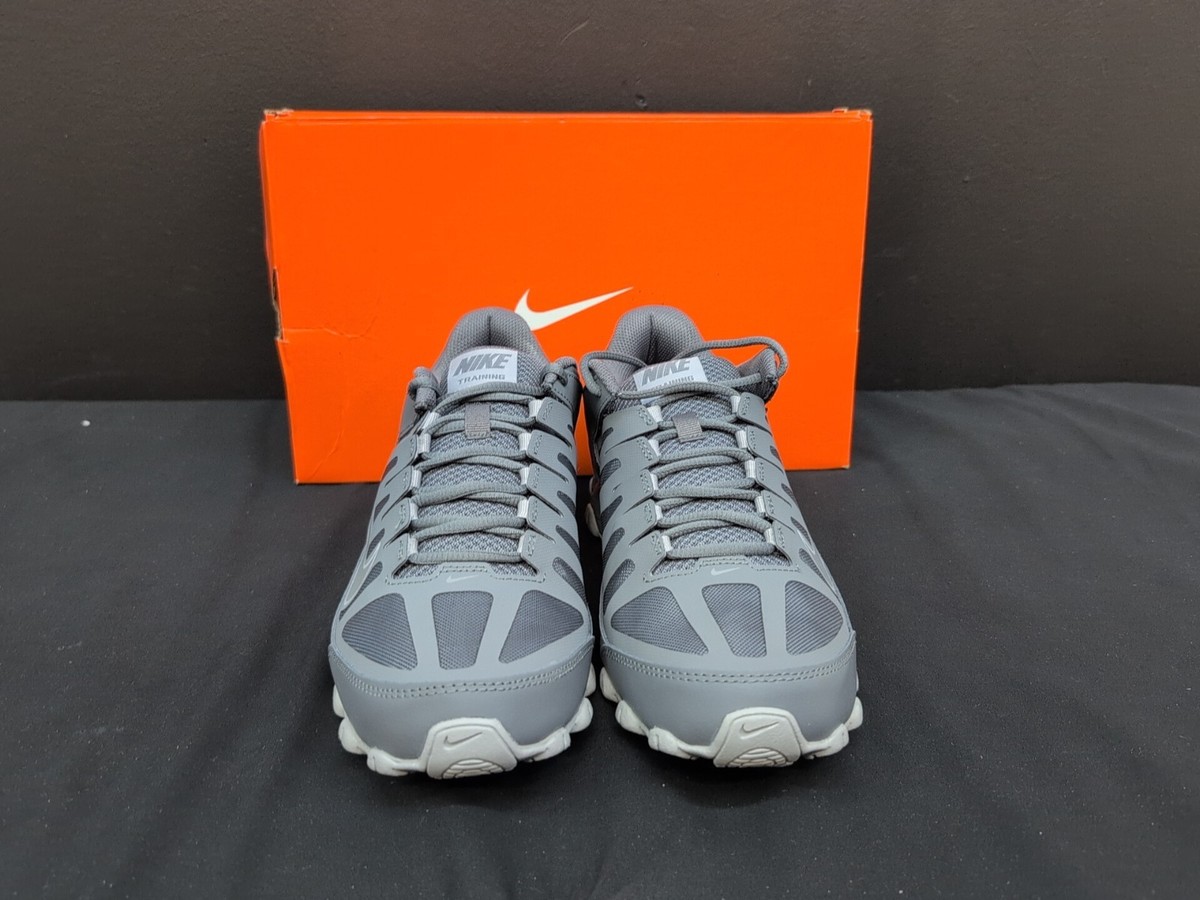 Nike Reax 8 TR Mesh Men's Workout Shoes US 8.5 Cool Grey & Wolf