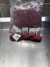 Classic Elite Yarn Cotton Alpaca Color 1353 Burgundy 20 Skein Lot