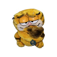 RARE Vintage 80  s Dakin GARFIELD Hugging POOKY Bear Large 12  Plush Toy