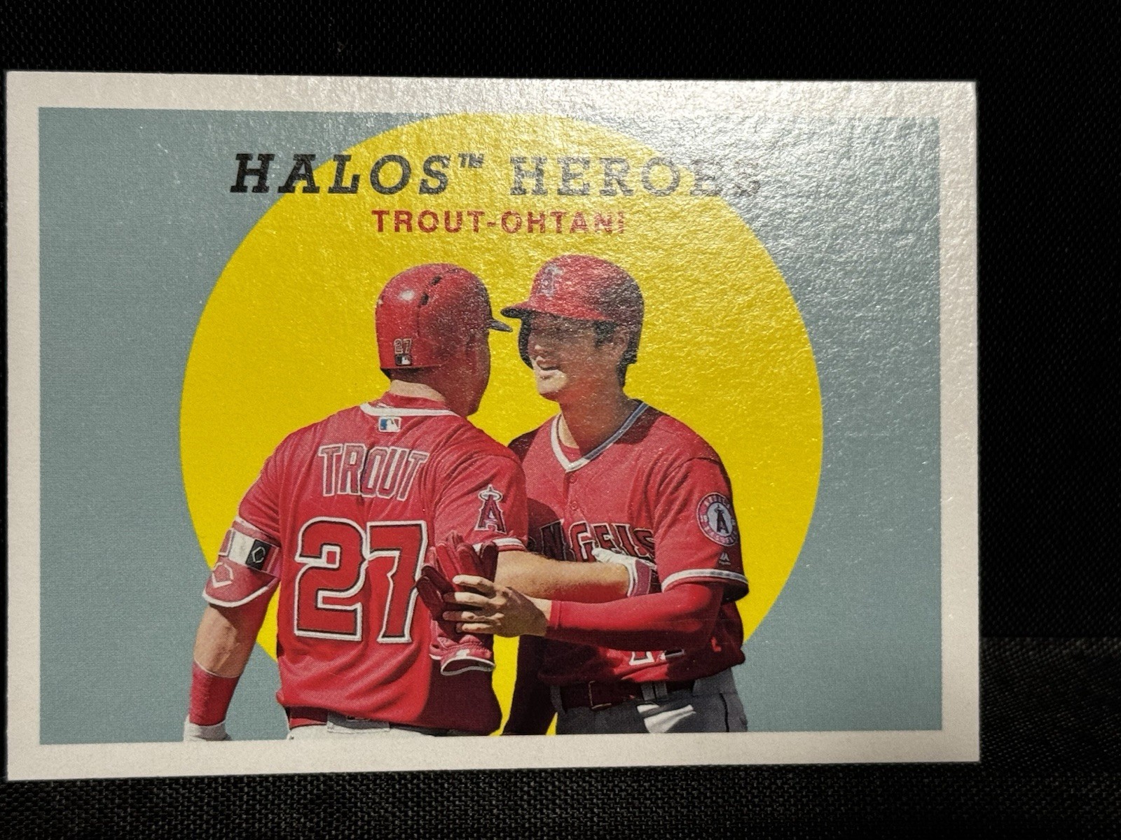 🔥2018 Topps Archives - 1959 Combos Design Mike Trout, Shohei Ohtani #303 (RC)🔥