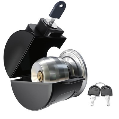 Door Knob Lock-Out Device   Prevents Turning of Door Knob and Access to Keyhole,