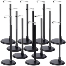 12 Pcs Adjustable Doll Stand Display Holder for 14 to 18 Inches Action Figure
