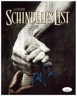 Foto firmata Ralph Fiennes 8x10 Schindler's List Amon Göth autografata JSA COA