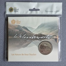 2020 William Wordsworth 250th Anniversary £5 Coin Royal Mint Pack Lake District