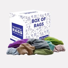 Multicolor Terry Cloth Rags 10 LB Box - Bulk Shop Towels  Cleaning Wipers