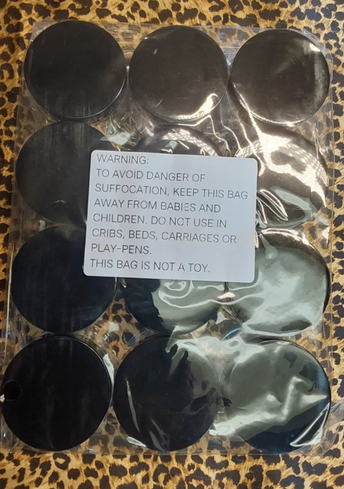 Clear Cylindrical Plastic Jars w/ Black Lid - 24 - 4oz,  12 - 2oz, 5 - 8oz - Image 2 of 4