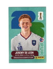 2026 ACEO Jeremy De Leon Sticker Puerto Rico World Cup Alicante Sant Andreu