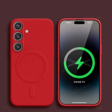 For Magsafe Magnetic Wireless Charge Case For Samsung Galaxy S25 S26 S24 S23