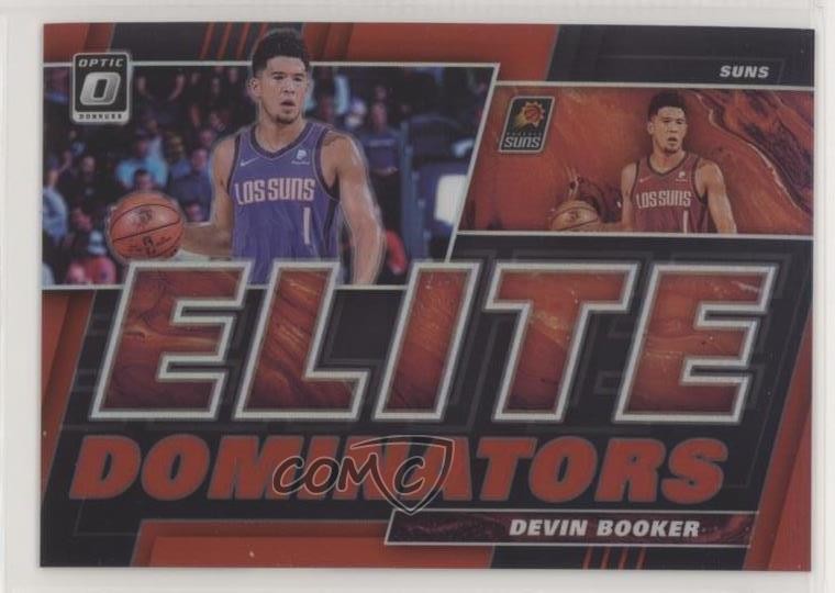 2019 Panini Donruss Optic Elite Dominators Red Prizm 66/99 Devin Booker #25 s5q