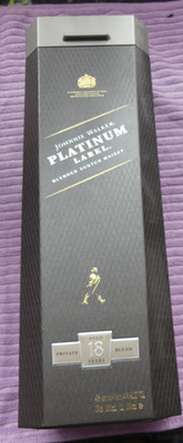 Johnnie Walker 18 Platinum Label, Blended Scotch Whisky, 1l, 40%, OVP, Selten