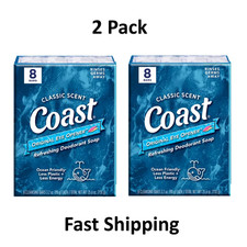 Coast Refreshing Deodorant Bar Soap for All S...