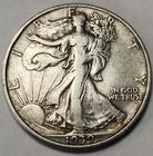 1939 D Walking Liberty Half Dollar - 90% Silver - Great For Albums - WL-39BH7