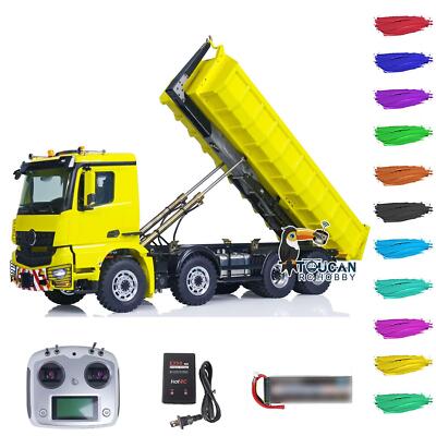 1/14 LESU RTR Hydraulic RC Roll-on-off Full-dumper 8x8 Metal Construction Truck