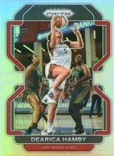 2022 Panini Prizm WNBA DEARICA HAMBY #15 SILVER PRIZM ACES SPARKS