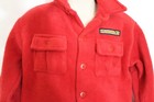 LITTLE REBELS Red JR. AVIATOR Fleece Jacket Sweater Size 4T Button Front L/S — photo 6