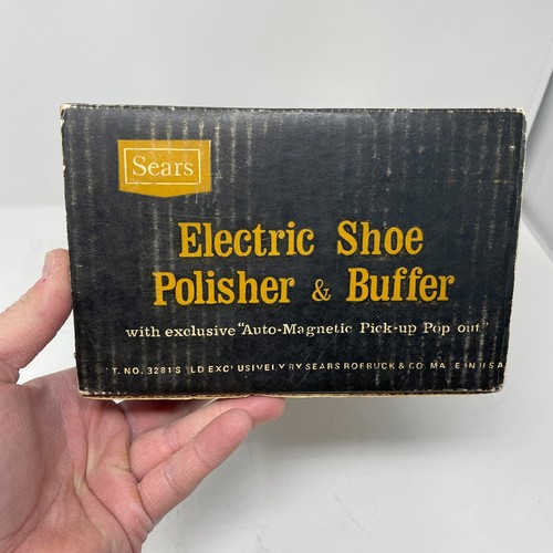 Vintage Sears Electric Shoe Polisher / Buffer P200B Tested and Working READ - Picture 5 of 24
