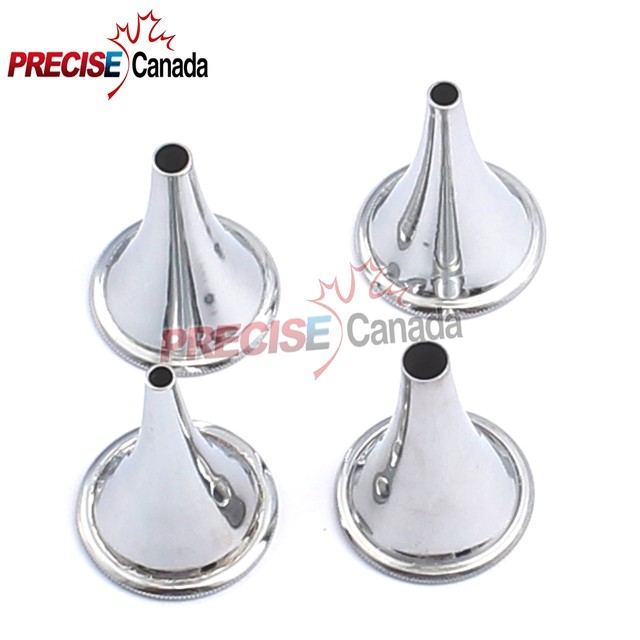 HARTMAN EAR SPECULA SPECULUM SET OF 4 SIZES 4 5 6 7MM ROUND SHAPE